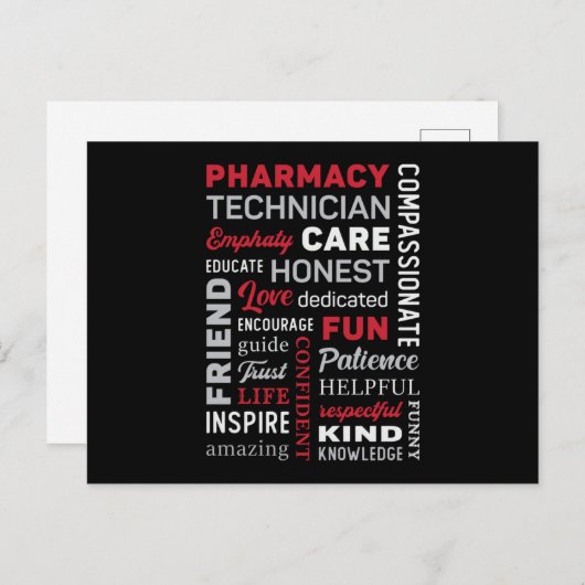 Apotheek Technicus Tech Medicine Apotheker Quote Briefkaart (Voorkant / Achterkant)
