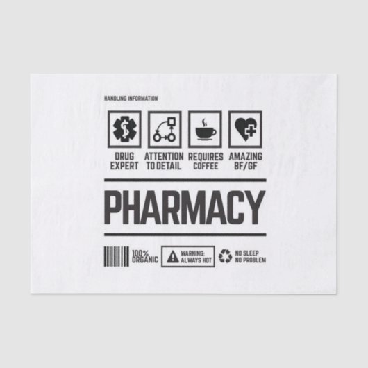 apotheek tissuepapier (Voorkant)