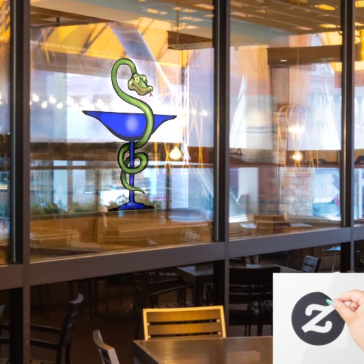 Apotheek Venster Cling Raamsticker (Restaurant Raam)
