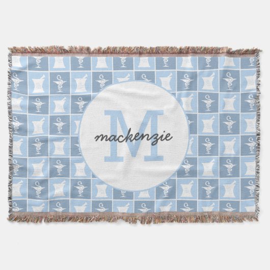 Apotheeksymbool | Apotheker | Aangepaste apotheek Deken (Voorkant)