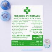 Apotheeksymbool, apotheker flyer (Enkel)