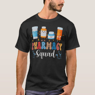 Apotheekteam Grappige Moppen Pillen Apotheker Apot T-shirt