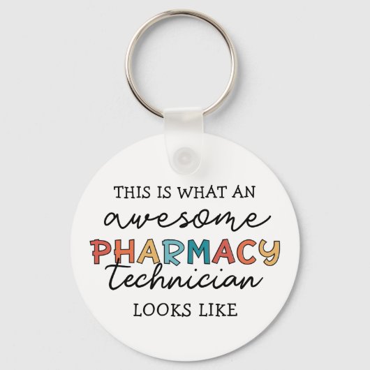 Apotheektechnicus Geweldige apotheektechnicus grap Sleutelhanger (Voorkant)