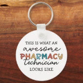 Apotheektechnicus Geweldige apotheektechnicus grap Sleutelhanger (Voorkant)