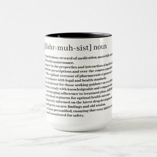 Apotheker Aangepaste Mok (Midden)