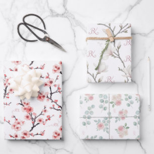 Apotheker Apotheek Elegant Waterverf Bloemendesign Inpakpapier Vel