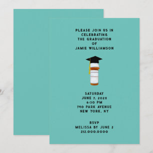 apotheker apotheek school afstudeerfeest kaart