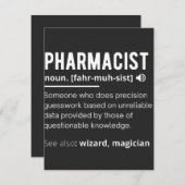 apotheker bedankkaart (Voorkant / Achterkant)