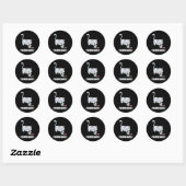 Apotheker Cat Apotheek Ronde Sticker (Vel)