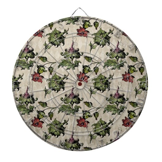 Apotheker heks Plant | Steampunk Botanische Kruide Dartbord (Voorkant)