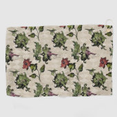 Apotheker heks Plant | Steampunk Botanische Kruide Golfhanddoek (Horizontaal)