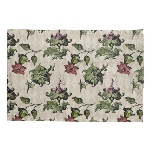 Apotheker heks Plant | Steampunk Botanische Kruide Kussensloop (Achterkant)