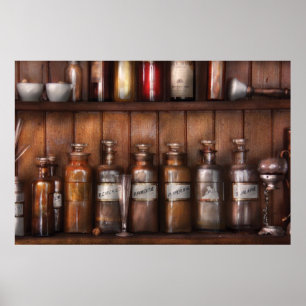 Apotheker - In een apothekerslab Poster