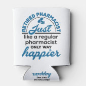 apotheker, in ruste blikjeskoeler (Achterkant)