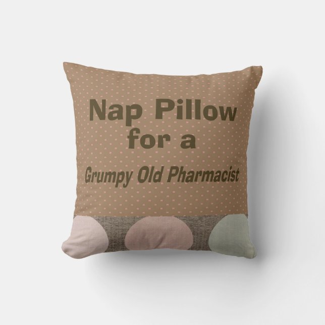 apotheker in ruste "Nap Pillow" Kussen (Voorkant)
