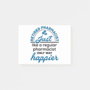 apotheker, in ruste post-it® notes