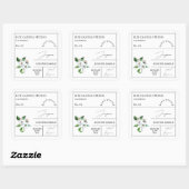 Apotheker Jasmine Geurkaars Label (Vel)