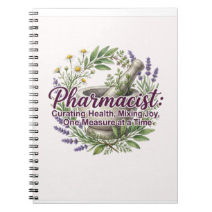 Apotheker Kuraterende Gezondheid Apotheek Botanisc Notitieboek