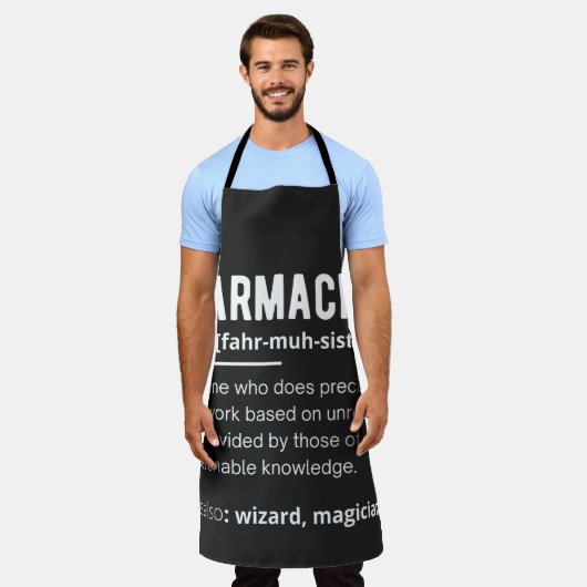 apotheker schort (Gedragen)