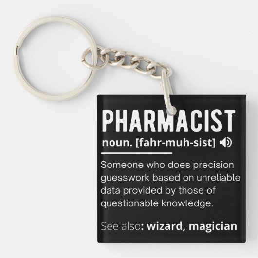apotheker sleutelhanger (Voorkant)