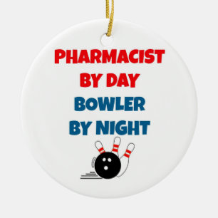 Apotheker van Day Bowler by Night Keramisch Ornament