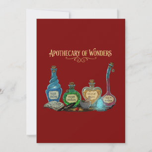 Apotheker van Wonderen Magische Fantasie Aankondiging