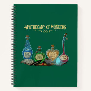 Apotheker van Wonderen Magische Fantasie Notitieboek