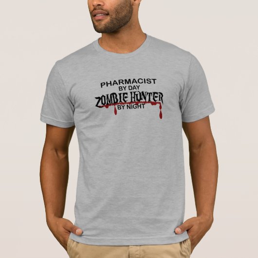 apotheker Zombie Hunter T-shirt (Voorkant)