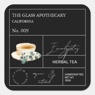 Apothekers Eucalyptus Kruidenthee Label
