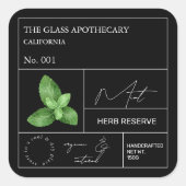 Apothekers Munt Label (Voorkant)