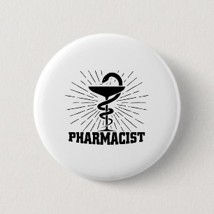 apothekers   Pharmacy Student Pharmacy Gift Ronde Button 5,7 Cm