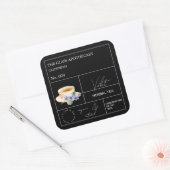 Apothekers Violette Kruidenthee Label (Envelop)