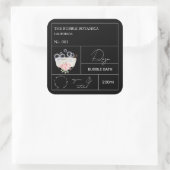 Apothekersroos Bubbelbad Etiket (Tas)