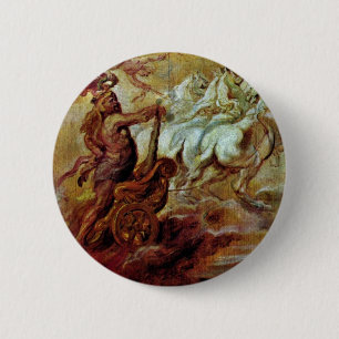 Apotheose van Hercules door Rubens Peter Paul Ronde Button 5,7 Cm