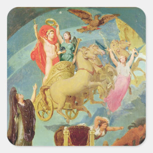 Apotheose van Napoleon I 1853 Vierkante Sticker