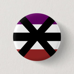 Apothisexual Pride Flag Badge Ronde Button 3,2 Cm