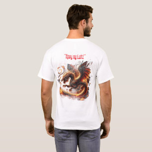 Apoy ng Lahi Fiery Filipijnse Draak T-shirt