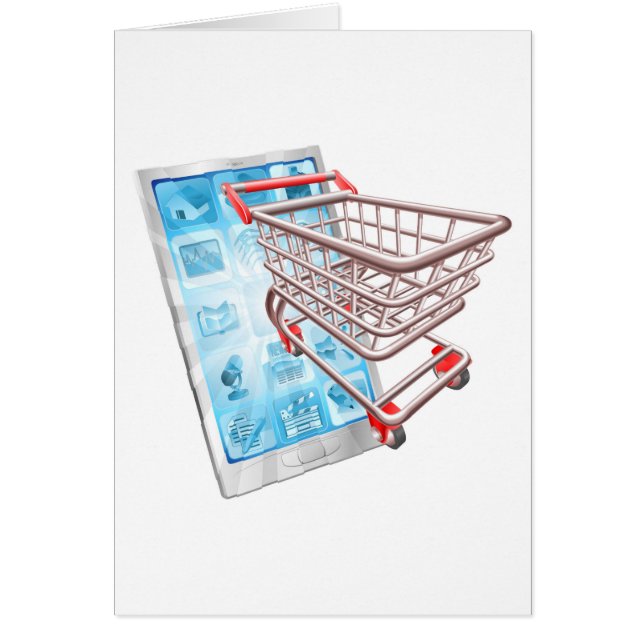 app-concept voor winkeltelefoon (Voorkant)