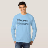 App Developer Definition – Geek Humor Shirt (Voorkant volledig)