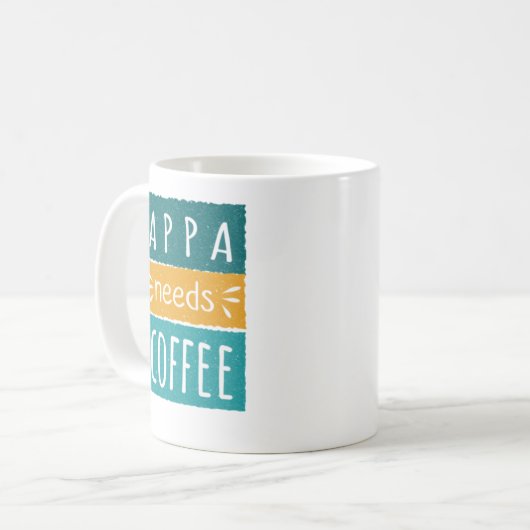 Appa A Besoin De Café Mug (Devant gauche)