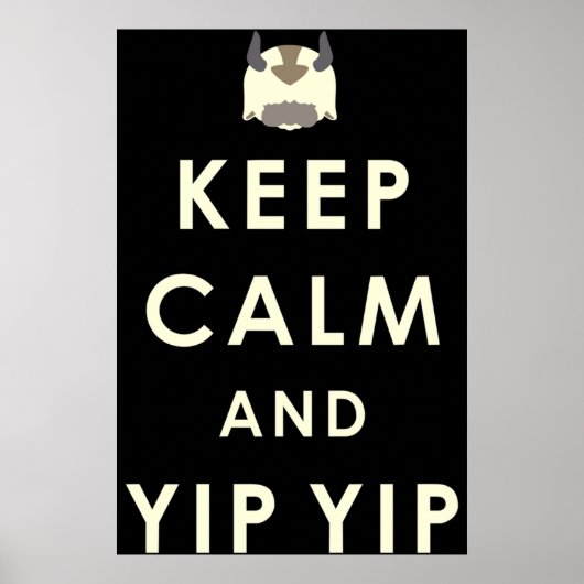 Appa Yip Yip Poster (Voorkant)
