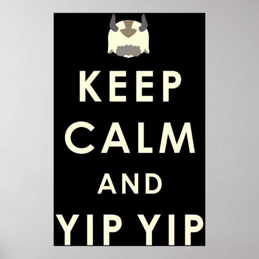 Appa Yip Yip Poster (Voorkant)