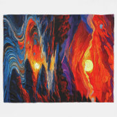 Appalachen 004 fleece deken (Voorkant (Horizontaal))