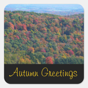 Appalaches Stickers de voeux d'automne