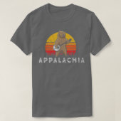 Appalachia Bluegrass Banjo Beer Funny Retro T-shirt (Design voorkant)
