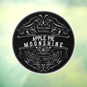 Appalachia Moonshine Label Venster Cling Raamsticker (Vel 3)