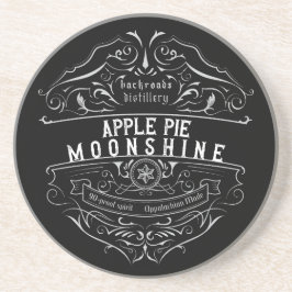 Appalachia Moonshine Label Zandsteen Onderzetter