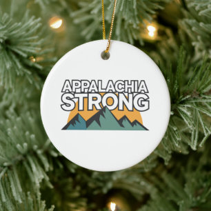 Appalachia Sterk Keramisch Ornament