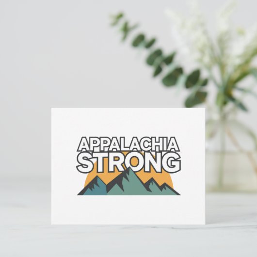 Appalachia Strong Briefkaart (Staand voorkant)