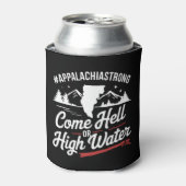 Appalachia Strong Come Hell of High Water Mountain Blikjeskoeler (Blikje Voorkant)